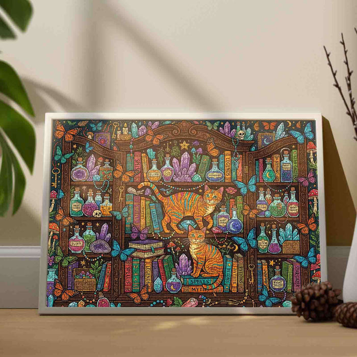 Enchanted Cat Apothecary Jigsaw Puzzle