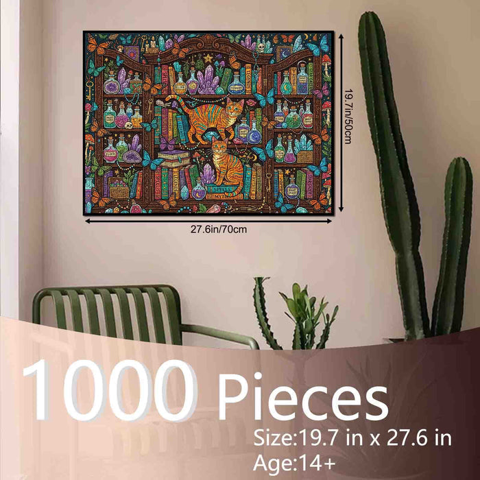 Enchanted Cat Apothecary Jigsaw Puzzle