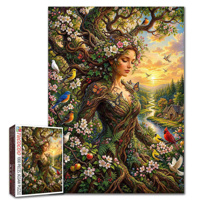 Enchanted Tree Goddess Jigsaw Puzzle