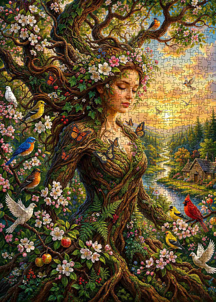 Enchanted Tree Goddess Jigsaw Puzzle