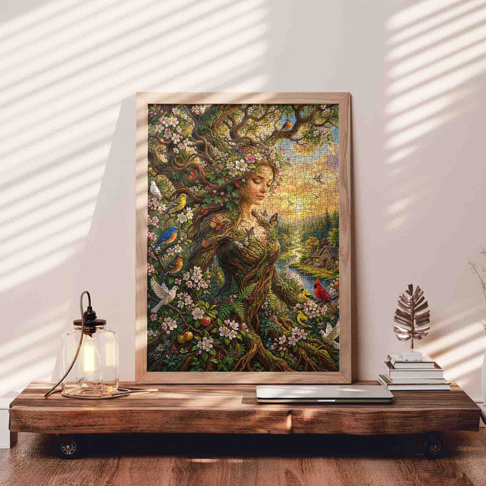 Enchanted Tree Goddess Jigsaw Puzzle