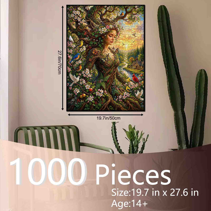 Enchanted Tree Goddess Jigsaw Puzzle
