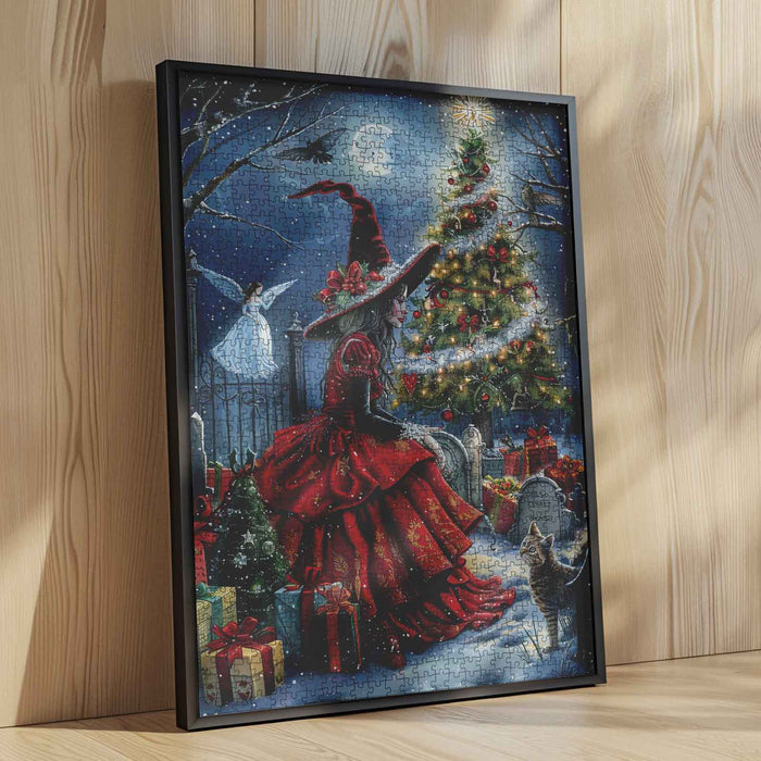 Enchanted Witch’s Christmas Eve Jigsaw Puzzle
