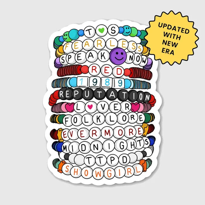 Brittany Paige Eras Friendship Bracelets Sticker