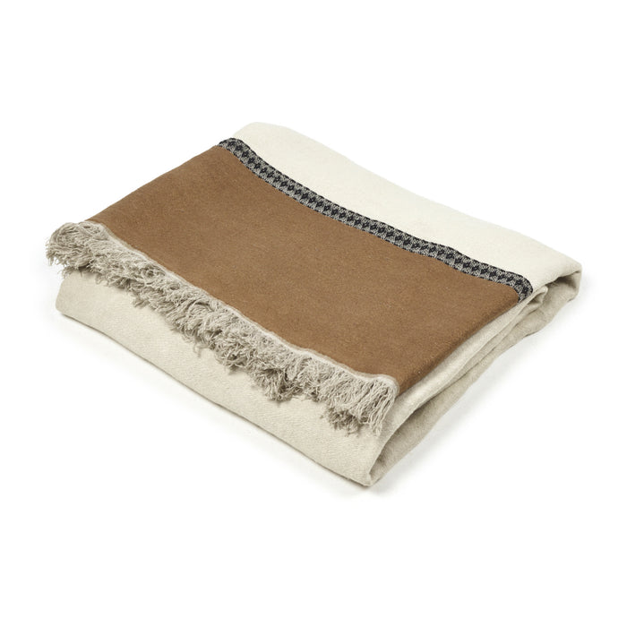 Etienne linen coverlet by Libeco