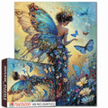 Fairy in blue dress Jigsaw Puzzle