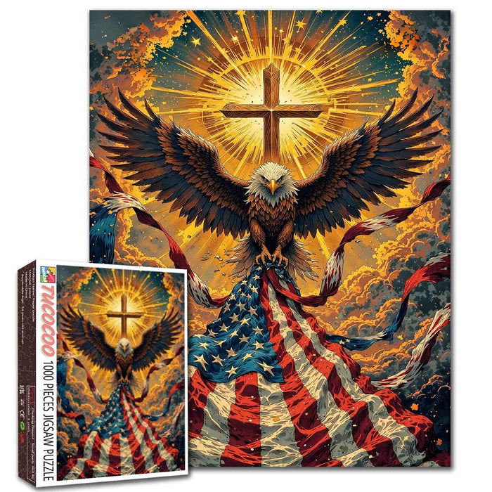 Faithful Eagle Glory Jigsaw Puzzle