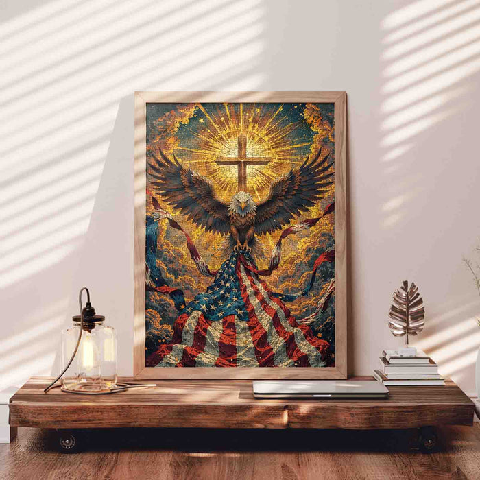 Faithful Eagle Glory Jigsaw Puzzle