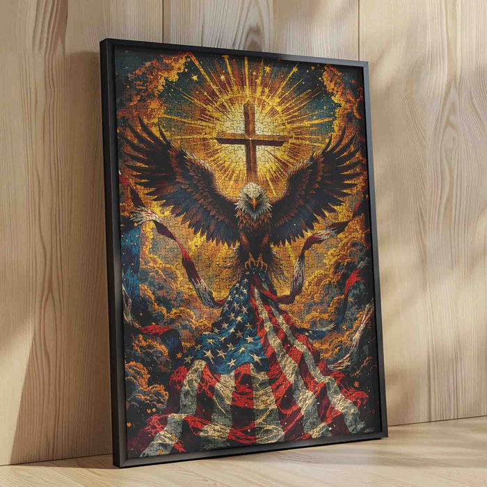 Faithful Eagle Glory Jigsaw Puzzle