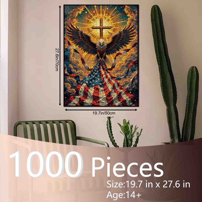 Faithful Eagle Glory Jigsaw Puzzle