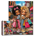 Fashion Besties Shopping Day Jigsaw Puzzle