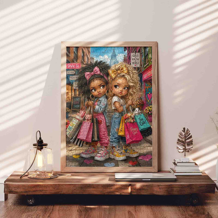 Fashion Besties Shopping Day Jigsaw Puzzle