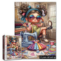 Fashion Designer Sewing Room Jigsaw Puzzle