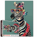 Fashionable Zebra Jigsaw Puzzle