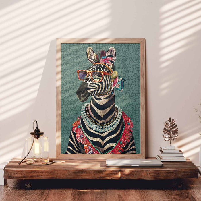 Fashionable Zebra Jigsaw Puzzle