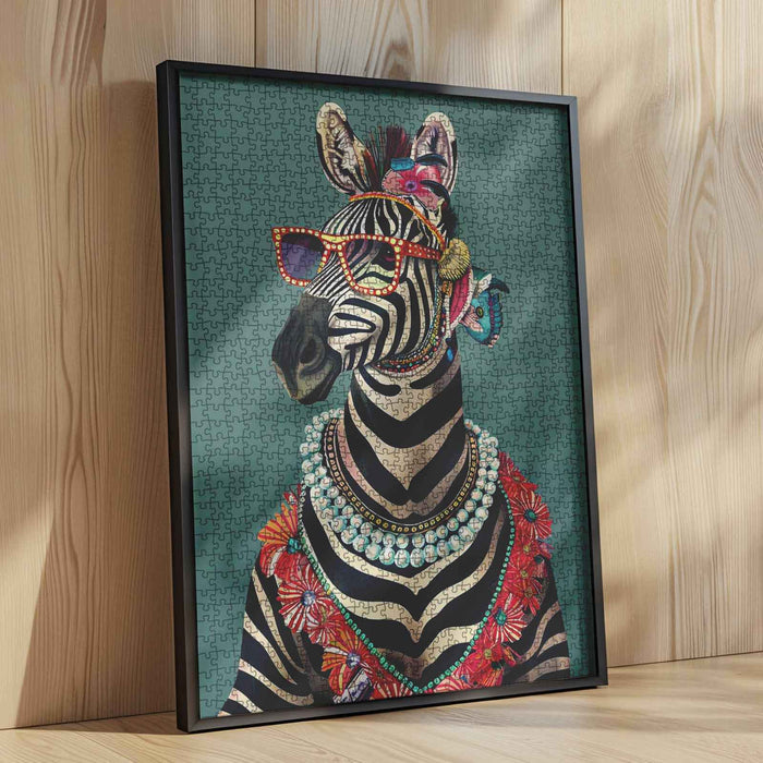 Fashionable Zebra Jigsaw Puzzle