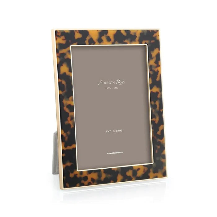 Faux Tortoise Gold Frame - 5x7