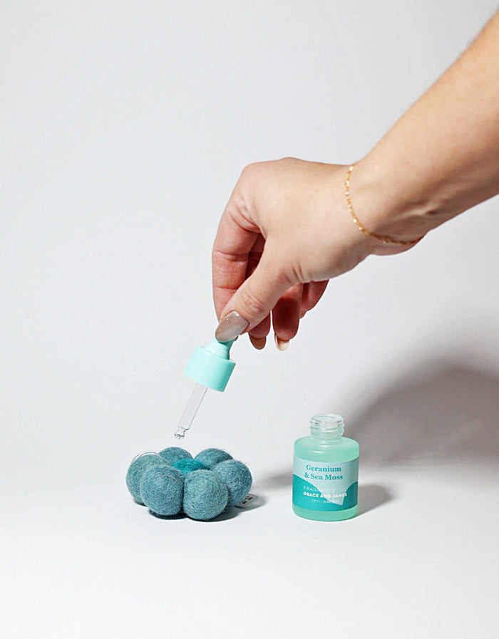 Felt Air Freshener - Geranium + Sea Moss