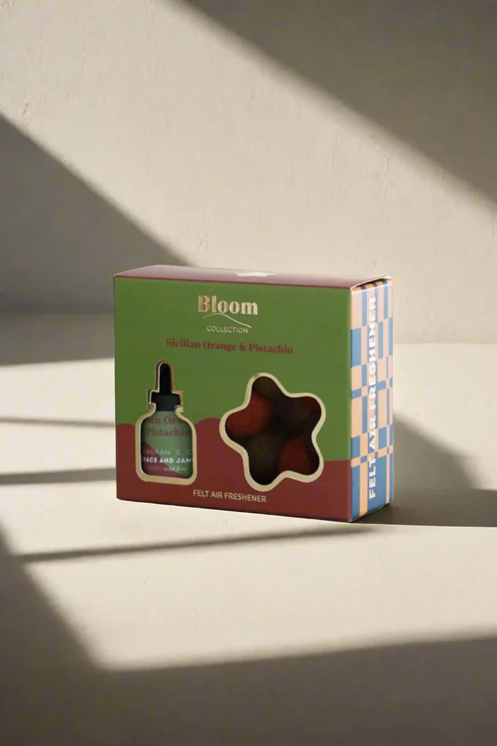Felt Air Freshener - Sicilian Orange + Pistachio
