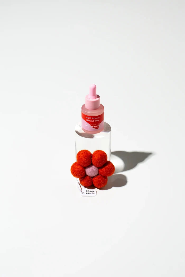 Felt Air Freshener - Wild Rose + Blackberry