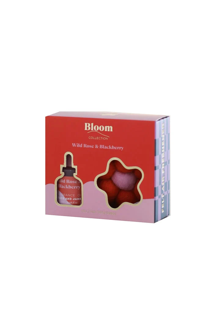 Felt Air Freshener - Wild Rose + Blackberry