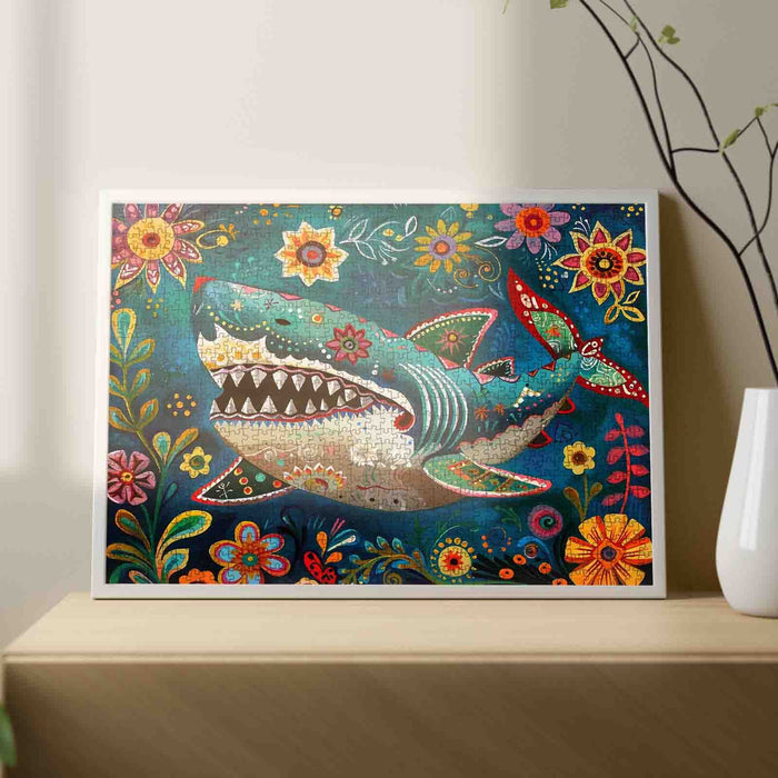 Fierce Shark Marine Animals Jigsaw Puzzle