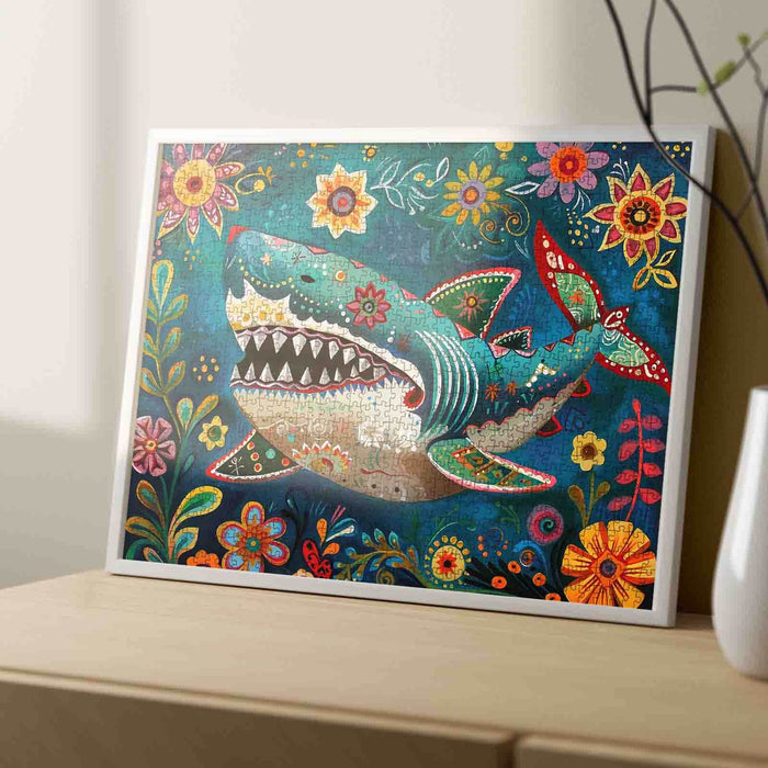 Fierce Shark Marine Animals Jigsaw Puzzle