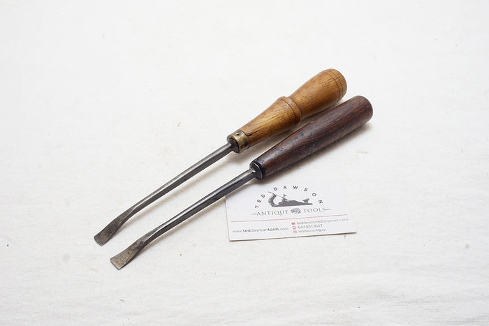 FINE PAIR OF ADDIS & HOWARTH SPOON CARVING GOUGES