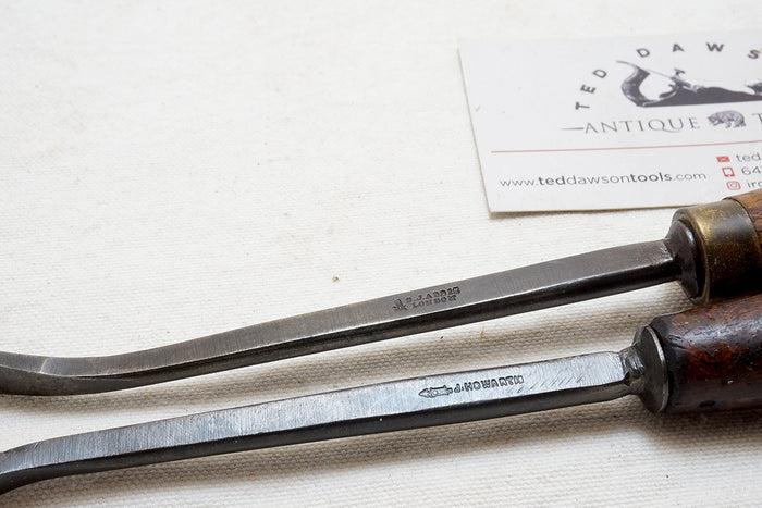 FINE PAIR OF ADDIS & HOWARTH SPOON CARVING GOUGES