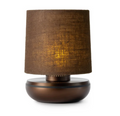 Firefly Table Light, Bronze / Brown Linen