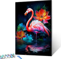 Flamingo on the Lake Paint by Numbers