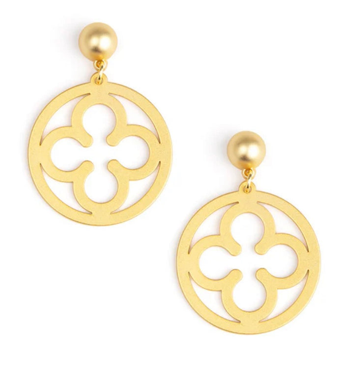 Florence Large Medallion Earring