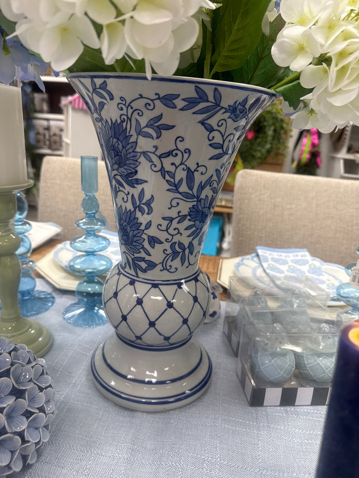 Fluted vase