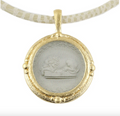Fob Necklace, Lion Intaglio