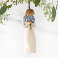 Forget- Me- Not Ornament by Willow Tree