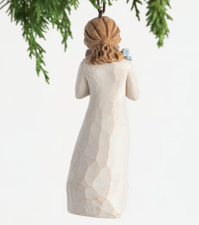 Forget- Me- Not Ornament by Willow Tree