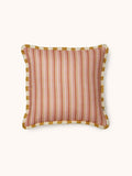 Garden Stripe Pink 50cm Cushion