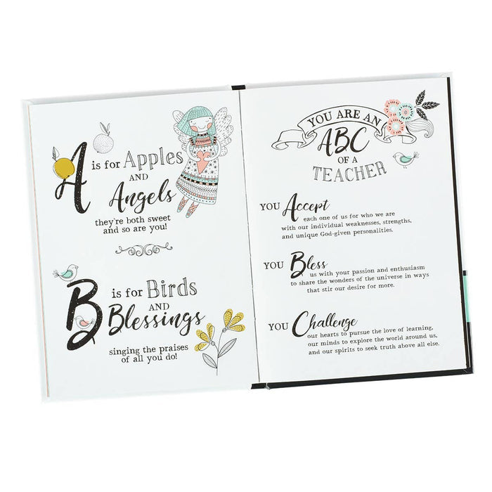 Gift Book Heart of a Teacher Padded Hardcover