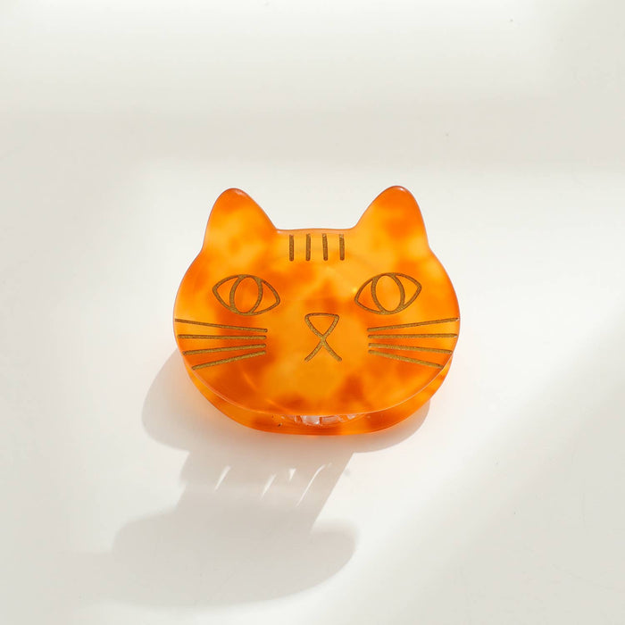Ginger | Small Cat Face Claw Clip: Assorted