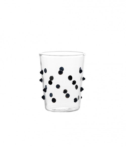 Glass Party Tumbler - Black