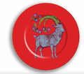 Goat Birch Wood Plate