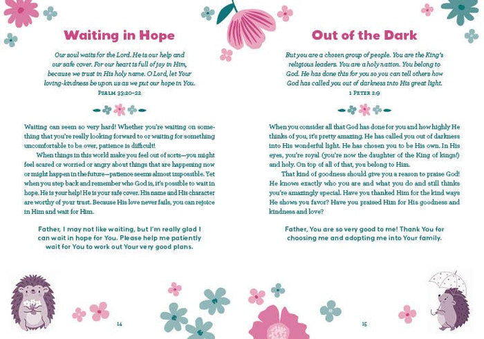 God Is So Good: Devotions and Prayers for Girls