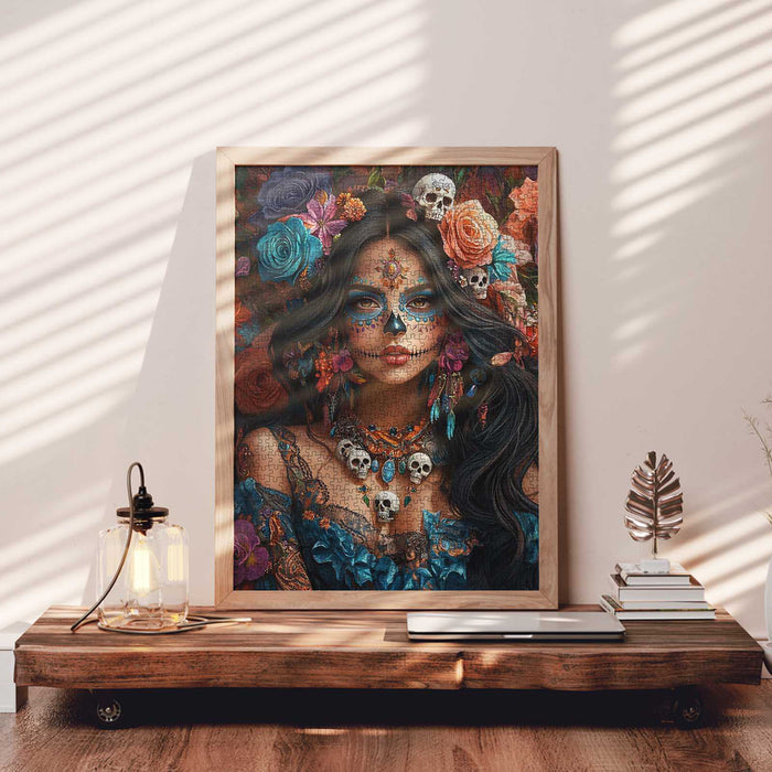 Goddess of Día de los Muertos Jigsaw Puzzle