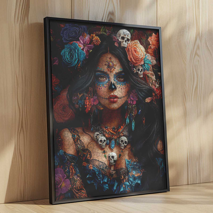 Goddess of Día de los Muertos Jigsaw Puzzle