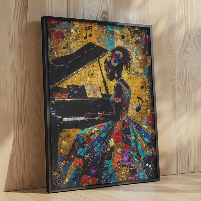 Golden Melody Piano Performer Jigsaw Puzzle