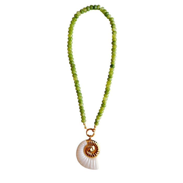 Golden Shell Riviera Necklace