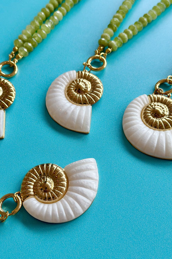 Golden Shell Riviera Necklace