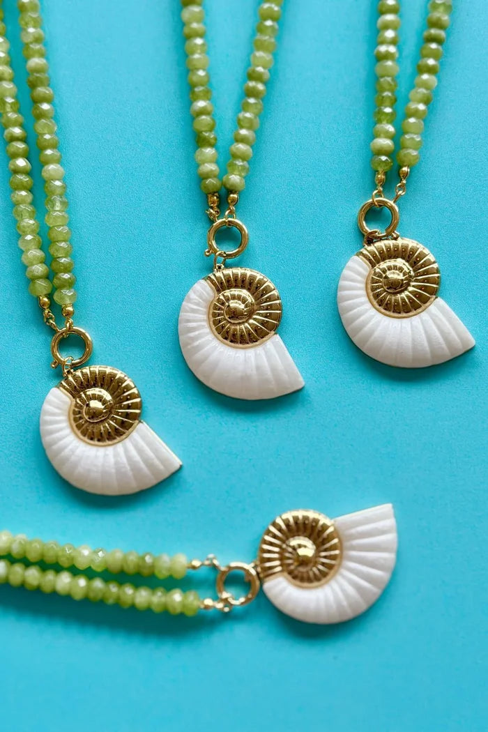 Golden Shell Riviera Necklace
