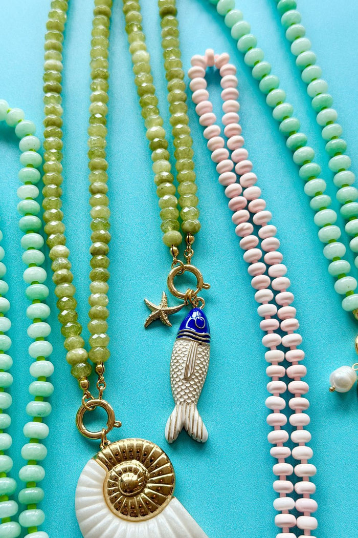 Golden Shell Riviera Necklace