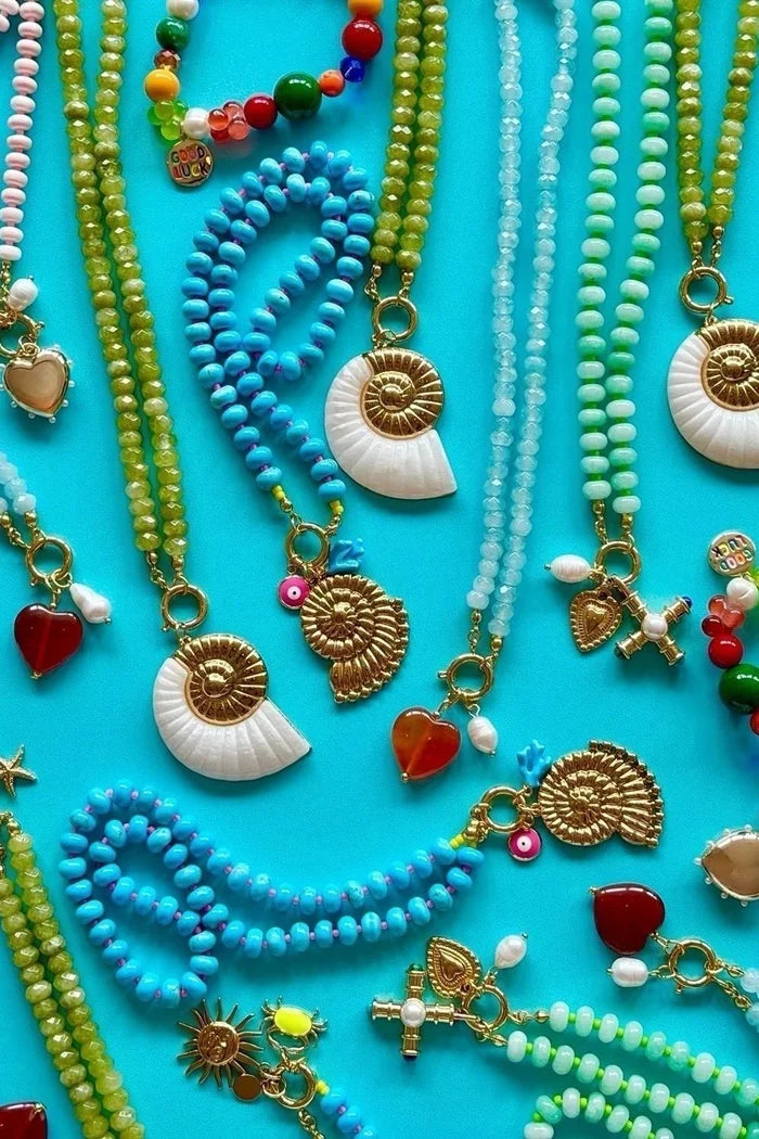 Golden Shell Riviera Necklace